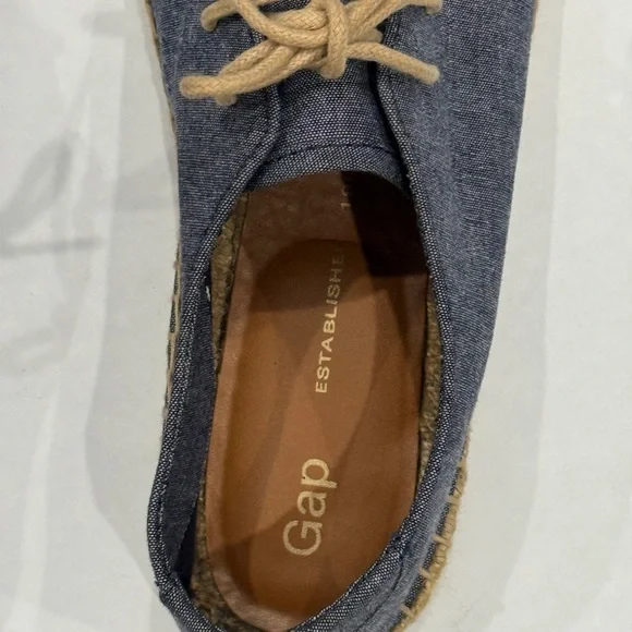 GAP Denim Blue Loafers size 8 - Picture 2 of 12